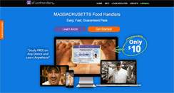Desktop Screenshot of mafoodhandlers.com